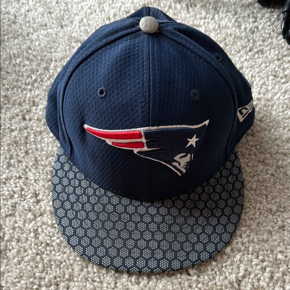 New Era Dark Blue Patriots Hat. New England Cap